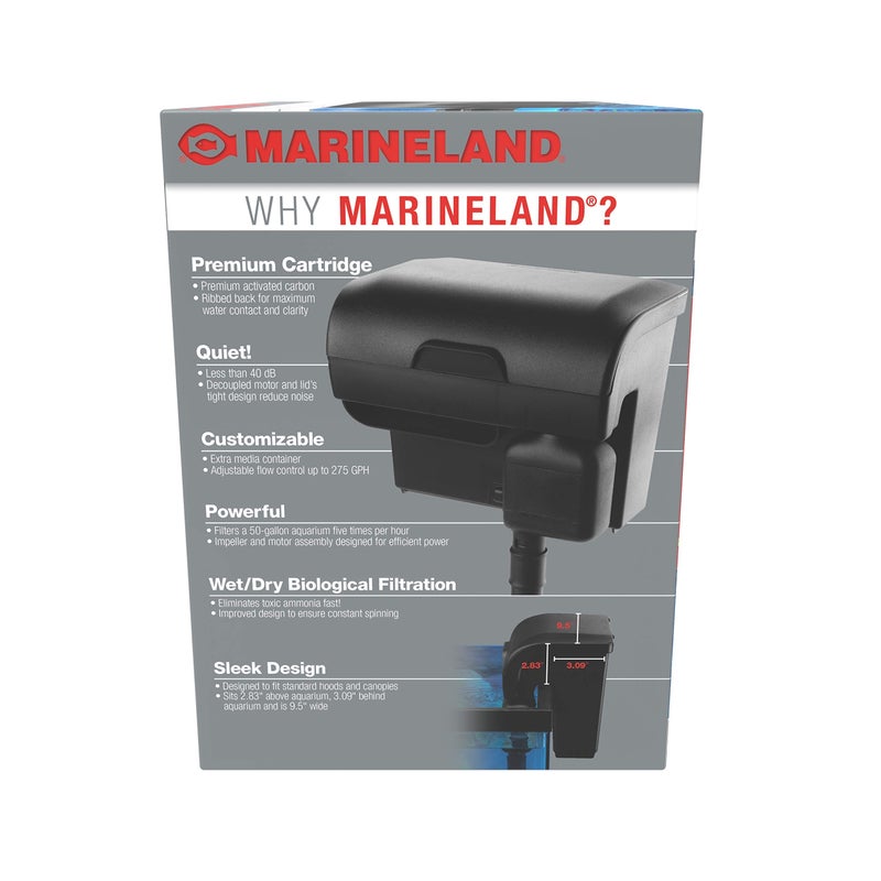 MarineLand ML Penguin PRO 275 Filter 6/1 CT,BLACK - Image 2